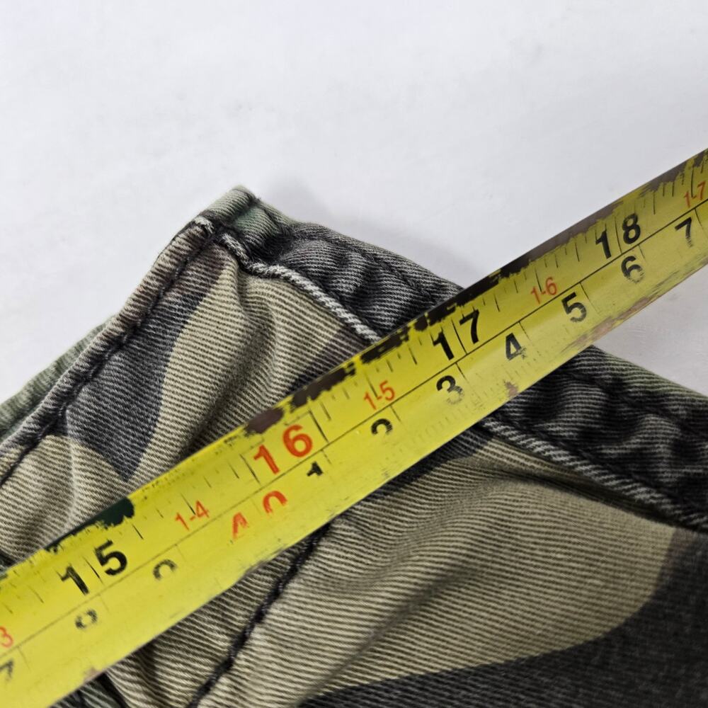 Vintage Camo Cargo Shorts Men's Size 34 Arizona Jean Co Y2K Pockets - Picture 6 of 9